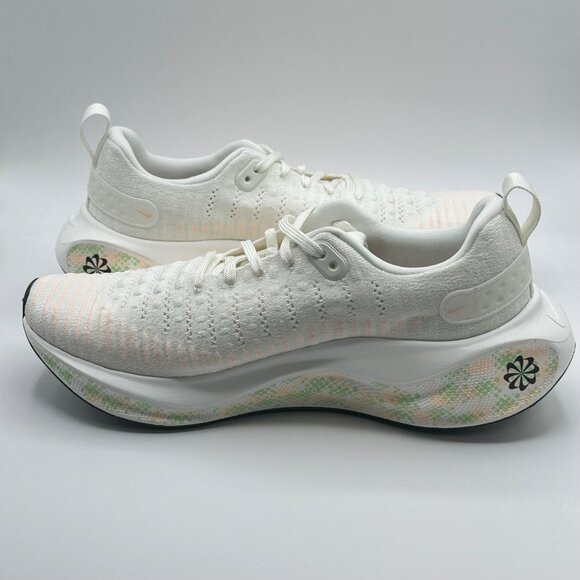 Nike React X Infinity Run 4 Sail-Crimson-Vapor Green Women's Size 11 HJ7666-133 - Picture 9 of 10